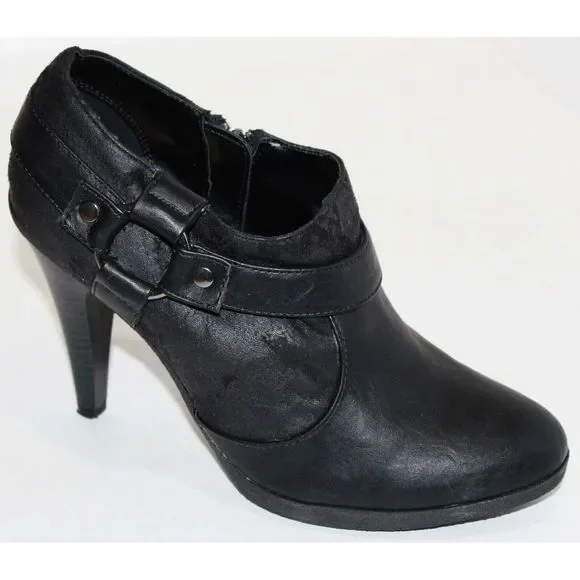 Unlisted 7.5 black UNLISTED KENNETH COLE 7.5M BLACK Top Shelf PU BOOTS Shoes  main image 3